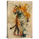 Watercolor Tiger Canvas Watercolor Tiger Canvas