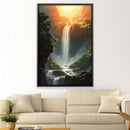 Waterfalls Below the Sun Canvas Waterfalls Below the Sun Canvas