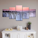 Sunset At Victoria Falls Wall Art Sunset At Victoria Falls Wall Art