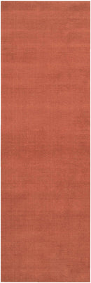 Brockton Solid Orange Wool Rug Brockton Solid Orange Wool Rug
