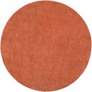 Brockton Solid Orange Wool Rug Brockton Solid Orange Wool Rug