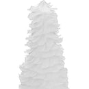White Goose Feather Christmas Tree Cone White Goose Feather Christmas Tree Cone