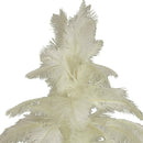 White Ostrich Feather Christmas Tree White Ostrich Feather Christmas Tree
