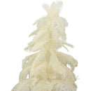 White Ostrich Feather Christmas Tree White Ostrich Feather Christmas Tree