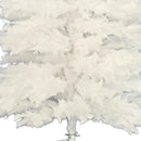 White Turkey Feather Christmas Tree White Turkey Feather Christmas Tree