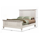Winchester Shutter Panel Bed, White Winchester Shutter Panel Bed, White
