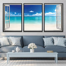 Window to the Beach Canvas Window to the Beach Canvas