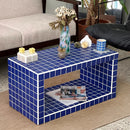 Wooden Skeleton Mosaic Coated Coffee Table Wooden Skeleton Mosaic Coated Coffee Table