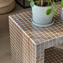 Wooden Skeleton Mosaic Coated Coffee Table Wooden Skeleton Mosaic Coated Coffee Table