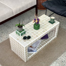 Wooden Skeleton Mosaic Coated Coffee Table Wooden Skeleton Mosaic Coated Coffee Table