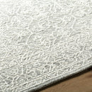 Yadid Gray Wool Area Rug Yadid Gray Wool Area Rug