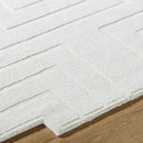 Yavor White Geometric Area Rug Yavor White Geometric Area Rug