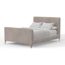 Zaldy Platform Bed, Light Grey Zaldy Platform Bed, Light Grey
