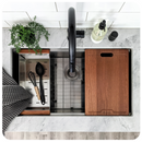 Zeek 32" Undermount / Drop-In Single Bowl Workstation Kitchen Sink ZH-LD32 Zeek 32" Undermount / Drop-In Single Bowl Workstation Kitchen Sink ZH-LD32