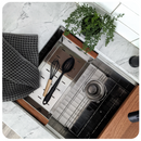 Zeek 32" Undermount / Drop-In Single Bowl Workstation Kitchen Sink ZH-LD32 Zeek 32" Undermount / Drop-In Single Bowl Workstation Kitchen Sink ZH-LD32