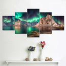 Swirling Moskenes Aurora Wall Art Swirling Moskenes Aurora Wall Art