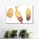 Triple Golden Leaves Wall Art Triple Golden Leaves Wall Art