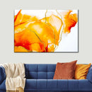 Abstract Orange Spill Wall Art Abstract Orange Spill Wall Art