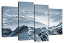 Swiss Mountain Peaks Wall Art Swiss Mountain Peaks Wall Art