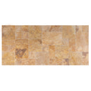 Meandros Gold Antique French Pattern Set Travertine Tile Meandros Gold Antique French Pattern Set Travertine Tile