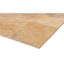 Meandros Gold Antique French Pattern Set Travertine Tile Meandros Gold Antique French Pattern Set Travertine Tile