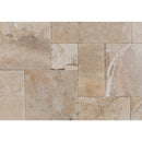 Mina Rustic Antique French Pattern Set Travertine Tile Mina Rustic Antique French Pattern Set Travertine Tile