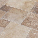 Volcano Antique French Pattern Set Travertine Tile - Full TruckLoad Volcano Antique French Pattern Set Travertine Tile - Full TruckLoad