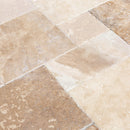 Volcano Antique French Pattern Set Travertine Tile - Full TruckLoad Volcano Antique French Pattern Set Travertine Tile - Full TruckLoad