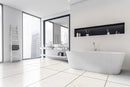 myra white limestone tile installed in bathroom myra white limestone tile installed in bathroom