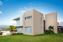 Beige 3D Vein Cut Travertine Stone Siding Ledger Panel Beige 3D Vein Cut Travertine Stone Siding Ledger Panel