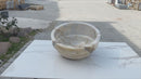 bianco giallo marble Vessel Sink polished size D16 H9 SKU EGEBGVSP165 360 view bianco giallo marble Vessel Sink polished size D16 H9 SKU EGEBGVSP165 360 view