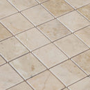 Cappuccino Beige Marble Mosaic Floor and Wall Tile Cappuccino Beige Marble Mosaic Floor and Wall Tile