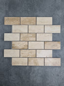 Patara 12" x 12" Honed Travertine Mesh-Mounted Mosaic Tile Patara 12" x 12" Honed Travertine Mesh-Mounted Mosaic Tile