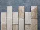 Patara 12" x 12" Honed Travertine Mesh-Mounted Mosaic Tile Patara 12" x 12" Honed Travertine Mesh-Mounted Mosaic Tile