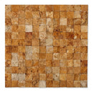 3d splitface travertine mosaics 1x1 SKU-20012410 top view 3d splitface travertine mosaics 1x1 SKU-20012410 top view