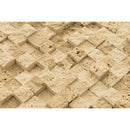 3d splitface travertine mosaics 1x1 SKU-20012411 angle view 3d splitface travertine mosaics 1x1 SKU-20012411 angle view