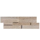 Beige 3D Vein Cut Travertine Stone Siding Ledger Panel Beige 3D Vein Cut Travertine Stone Siding Ledger Panel
