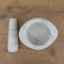 Bianco Carrara White Marble Mortar/Pestle Polished Bianco Carrara White Marble Mortar/Pestle Polished