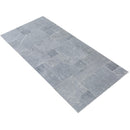 Bluestone French Pattern Marble Tile Brushed Soft Edge SKU-40040106 product shot angle view Bluestone French Pattern Marble Tile Brushed Soft Edge SKU-40040106 product shot angle view