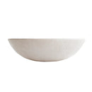 Botticino Marble Natural stone oval shape Vessel Sink Honed size W16 L20.5 H 6 SKU CM-B-002-C  side view Botticino Marble Natural stone oval shape Vessel Sink Honed size W16 L20.5 H 6 SKU CM-B-002-C  side view
