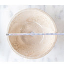 Cappuccino beige natural stone marble V-shape tapered vessel sink polished d16 h6 SKU CBMVTS15 top diameter measure view Cappuccino beige natural stone marble V-shape tapered vessel sink polished d16 h6 SKU CBMVTS15 top diameter measure view
