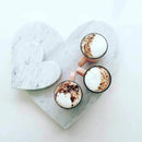 Carrara White genuine marble heart shape coasters 4x5 polished SKU-MSBCHS4x5SP product shot Carrara White genuine marble heart shape coasters 4x5 polished SKU-MSBCHS4x5SP product shot