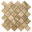 Patara Casablanca Pattern 12" x 12" Honed Travertine Mesh-Mounted Mosaic Tile SKU-HSPATCMOSHF Mesh view on white background Patara Casablanca Pattern 12" x 12" Honed Travertine Mesh-Mounted Mosaic Tile SKU-HSPATCMOSHF Mesh view on white background