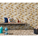 Travertine Beige Gold Noce Mixed Split Face Mosaic Tile Travertine Beige Gold Noce Mixed Split Face Mosaic Tile