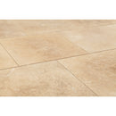 Denizli beige travertine tile surface honed filled size 18"x18" and thickness 1/2" SKU-10071420 product shot Denizli beige travertine tile surface honed filled size 18"x18" and thickness 1/2" SKU-10071420 product shot