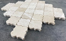Vanilla Beige Marble Casablanca on 12" x 12" Mesh Mosaic Tile Vanilla Beige Marble Casablanca on 12" x 12" Mesh Mosaic Tile