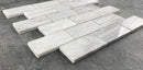 Solto White Marble 2"x4" Brick Honed on 12" x 12" Mesh Mosaic Tile Solto White Marble 2"x4" Brick Honed on 12" x 12" Mesh Mosaic Tile