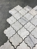 Solto White Marble Casablanca on 12" x 12" Mesh Mosaic Tile Solto White Marble Casablanca on 12" x 12" Mesh Mosaic Tile