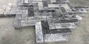 Luna Sky Marble 1"x3" Herringbone on 12" x 12" Mesh Mosaic Tile Luna Sky Marble 1"x3" Herringbone on 12" x 12" Mesh Mosaic Tile