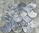 Luna Sky Marble Laguna on 12" x 12" Mesh Mosaic Tile Luna Sky Marble Laguna on 12" x 12" Mesh Mosaic Tile
